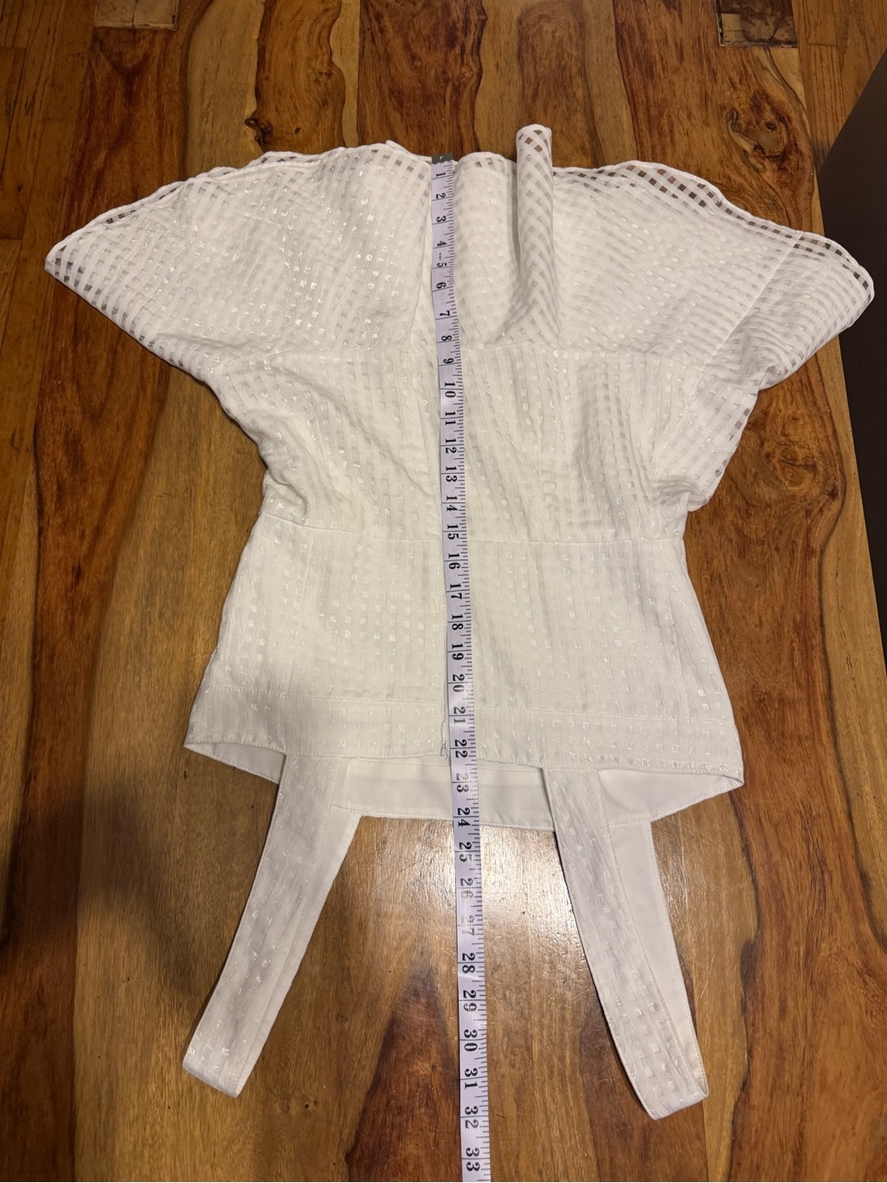 Amanda Uprichard White Sleeveless Eyelet Dress size S used once - Picture 11 of 12